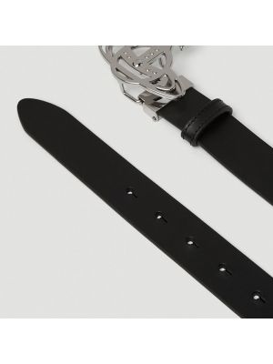 Cinturón de cuero Vivienne Westwood negro
