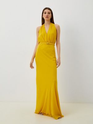 Желтое вечернее платье Laroom