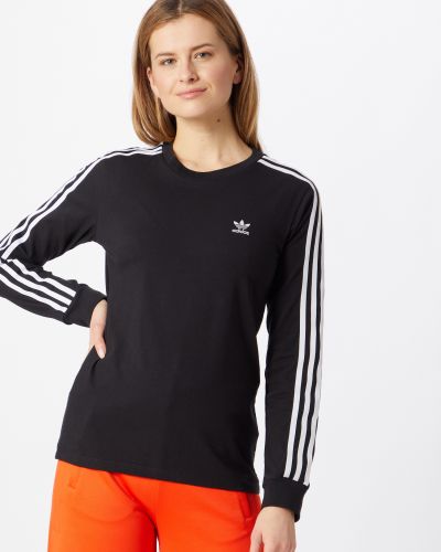 T-shirt a maniche lunghe Adidas Originals nero