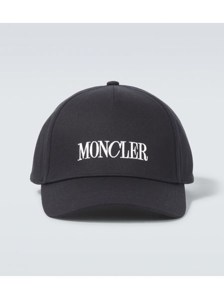 Pamuklu beyzbol şapkası Moncler mavi