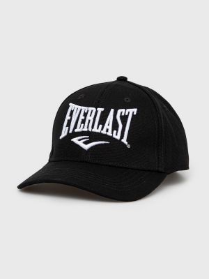 Czarna czapka z daszkiem bawełniana Everlast