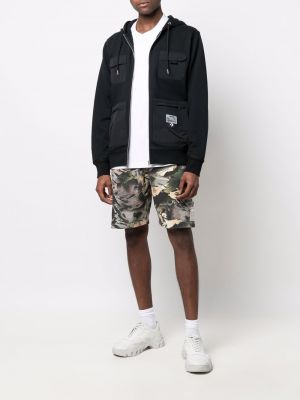 Fleece hoodie Converse schwarz
