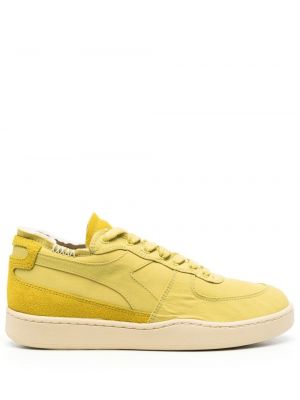 Sneakers με κορδόνια με δαντέλα Diadora κίτρινο