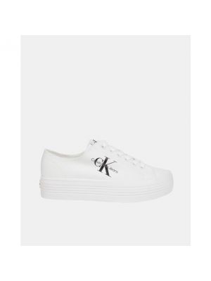 Zapatillas con plataforma Calvin Klein Jeans blanco