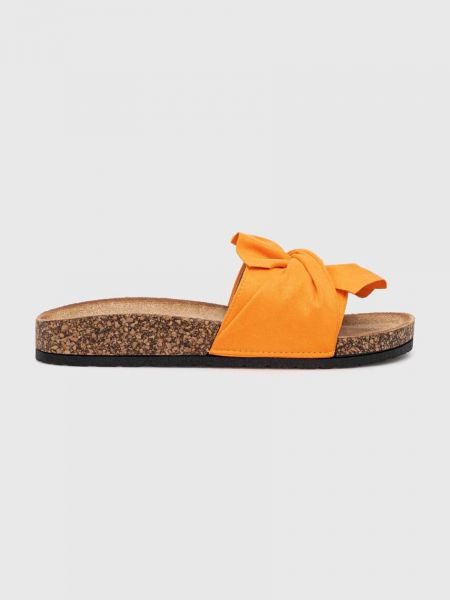 Papuci Answear Lab portocaliu