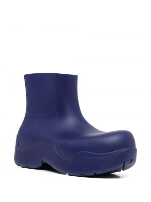 Ankle boots Bottega Veneta niebieskie