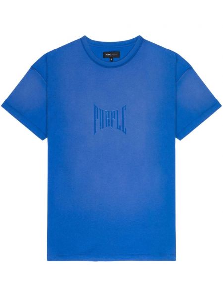 T-shirt en coton à imprimé Purple Brand