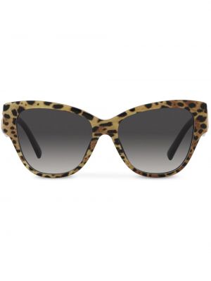 Lunettes de soleil à imprimé à imprimé léopard Dolce & Gabbana Eyewear