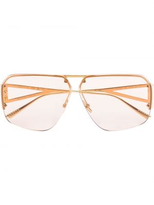 Overdimensjonert briller Bottega Veneta Eyewear gull