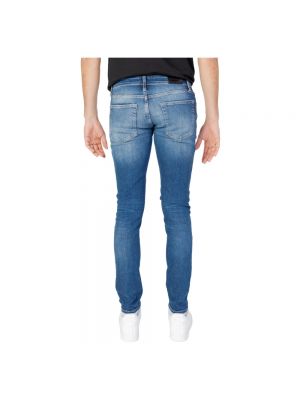 Jeansy skinny z kieszeniami Antony Morato niebieskie