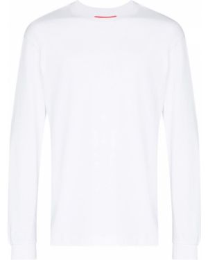 Camiseta con bordado manga larga 032c blanco