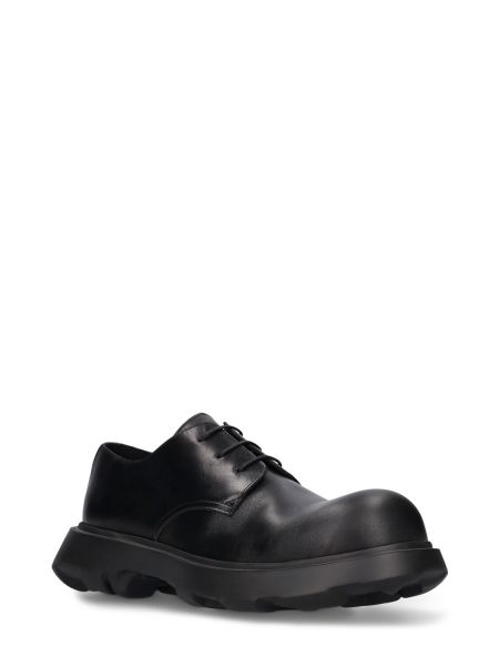 Zapatos derby con cordones de cuero Acne Studios negro