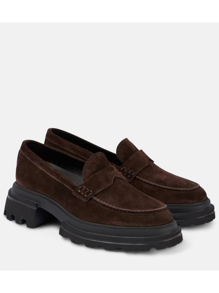 Platå ruskind loafers Hogan brun