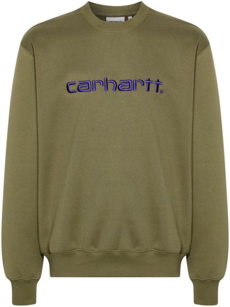 Brodeerattu collegepaita Carhartt Wip vihreä