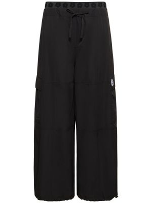 Памучни карго панталони Kenzo Paris черно