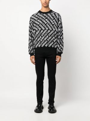 Sweter z nadrukiem Versace Jeans Couture