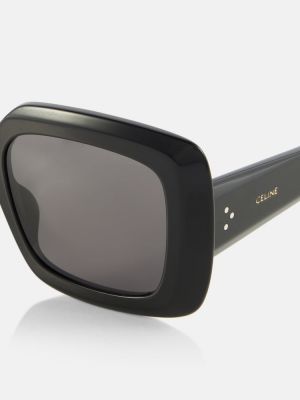 Okulary przeciwsłoneczne w grochy Celine Eyewear czarne