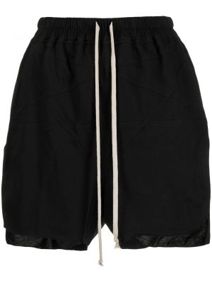 Bomull shorts Rick Owens svart