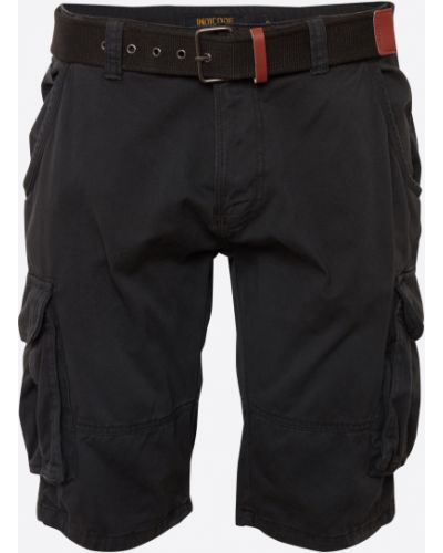 „cargo“ stiliaus kelnės Indicode Jeans juoda