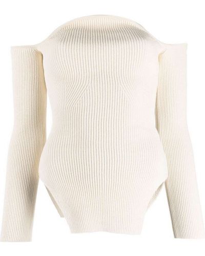 Jersey de tela jersey Khaite blanco