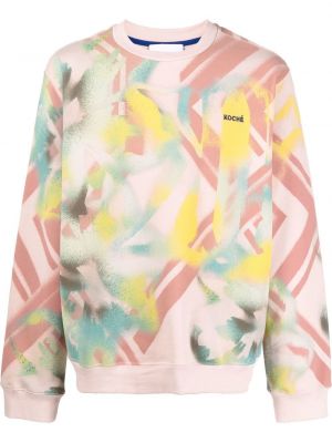 Trykt sweatshirt Koché rosa