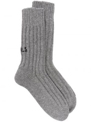 Vlněné ponožky Philosophy Di Lorenzo Serafini šedé