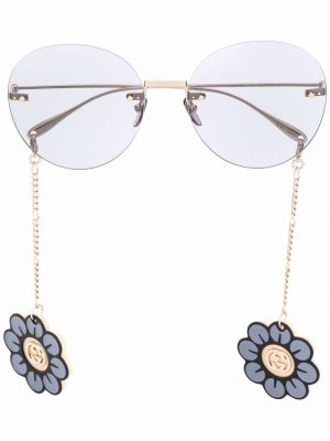 Sončna očala s cvetličnim vzorcem Gucci Eyewear