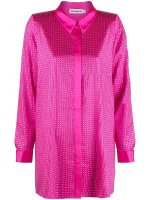 Μακρυμάνικο πουκάμισο Self-portrait ροζ