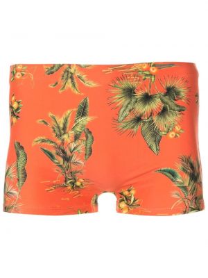 Kratke hlače s cvjetnim printom s printom Lygia & Nanny narančasta