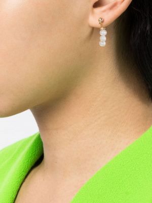 Boucles d'oreilles avec perles à boucle Hzmer Jewelry