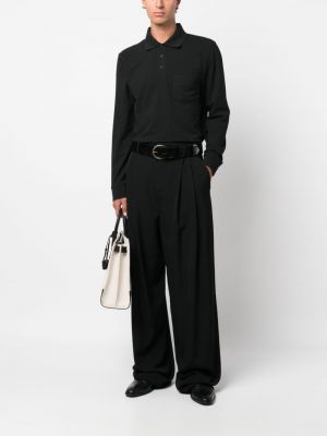 Hose ausgestellt Saint Laurent schwarz