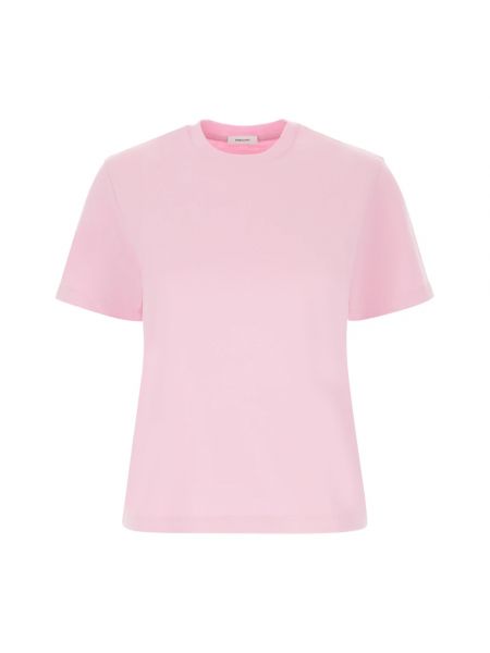 Różowa koszulka bawełniana Salvatore Ferragamo