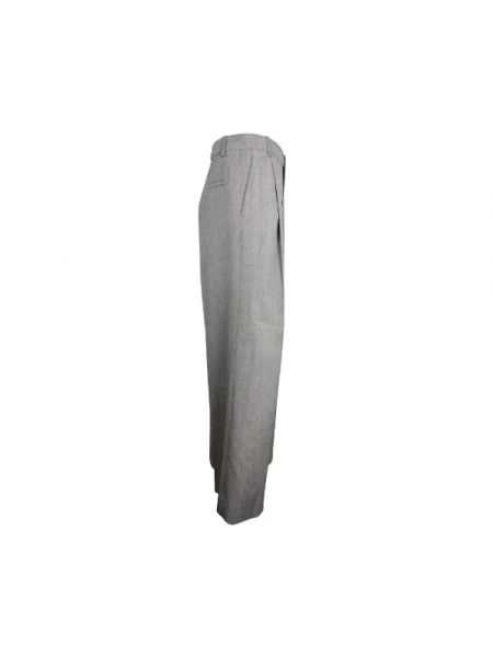 Falda de lana Dior Vintage gris