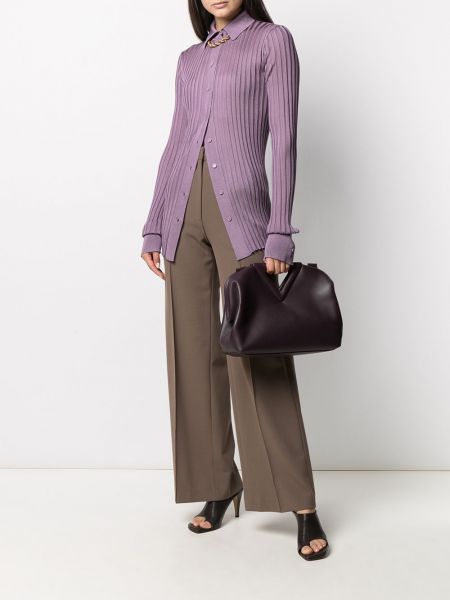 Camisa manga larga Bottega Veneta violeta