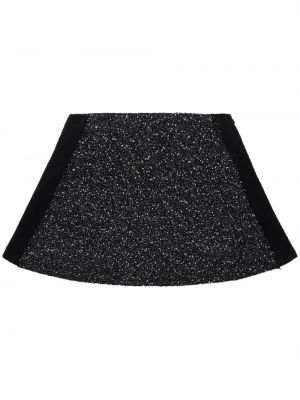 Tvídové mini sukně Rag & Bone černé