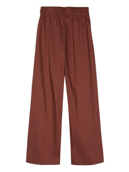 Pantalon plissé Semicouture marron