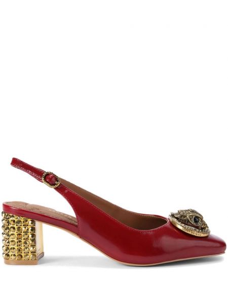 Slingback pumper med stropper Kurt Geiger London rød