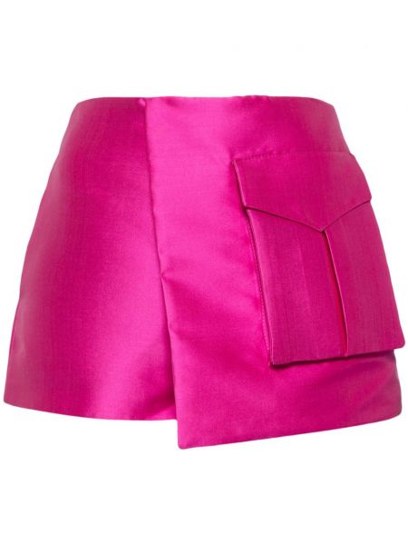 Pantaloni scurți din satin Isabel Sanchis roz