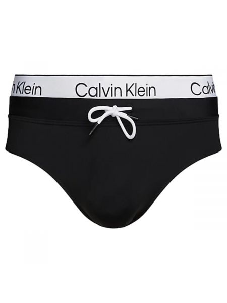 Kratke traper hlače Calvin Klein Jeans crna