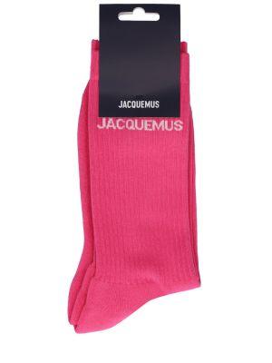 Pamučne čarape Jacquemus bijela