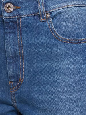 Puuvillased sirged teksapüksid Weekend Max Mara sinine