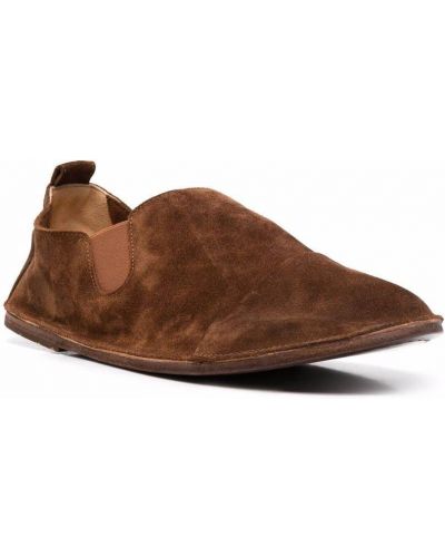 Slip-on loafer-kingad Marsell pruun