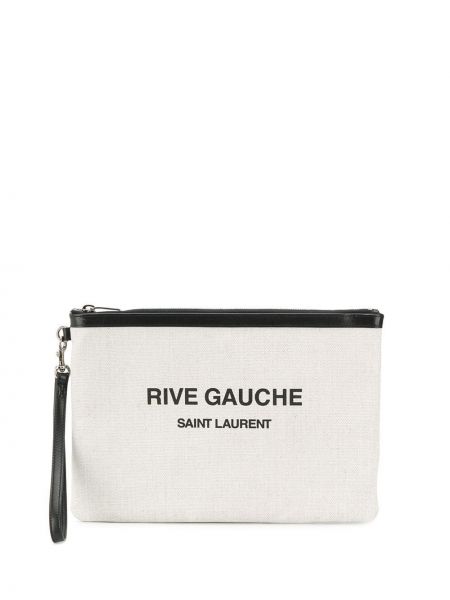 Pisemska torbica Saint Laurent bela