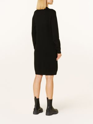Dzianinowa sukienka Comma Casual Identity czarna