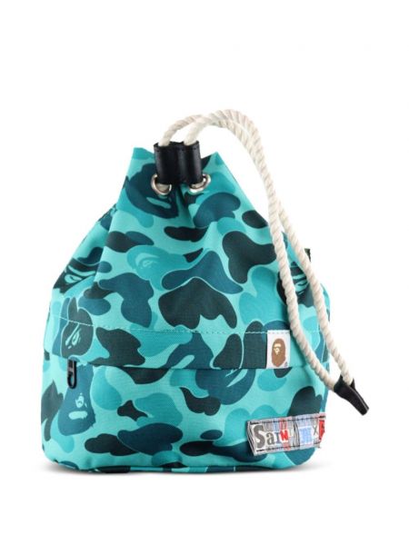 Shopper handtasche mit print mit camouflage-print Saint Mxxxxxx