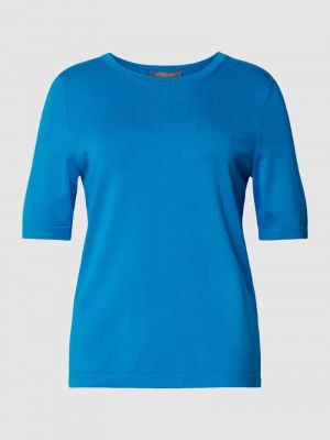 Dzianinowa koszulka Christian Berg Woman Selection niebieska