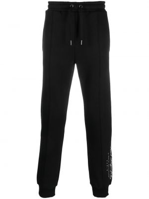 Αθλητικό παντελόνι με σχέδιο Karl Lagerfeld μαύρο