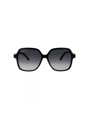 Okulary przeciwsłoneczne Salvatore Ferragamo czarne