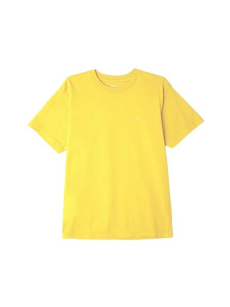 T-shirt Obey jaune