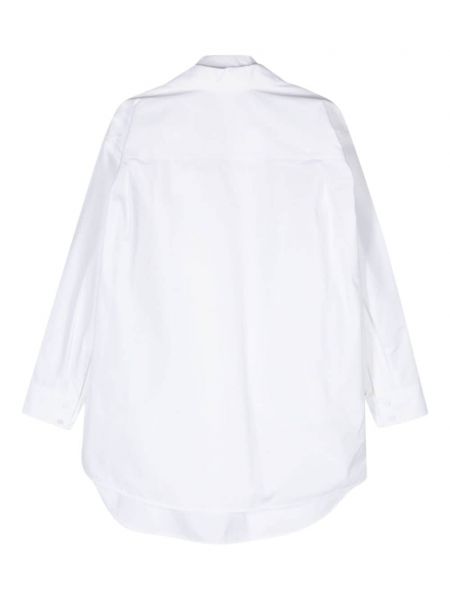 Koszula bawełniana Jil Sander biała